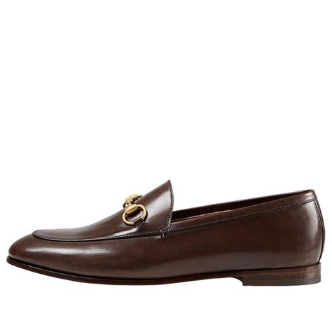 gucci 404069|Women's Dark Brown Leather Gucci Jordaan Loafer .